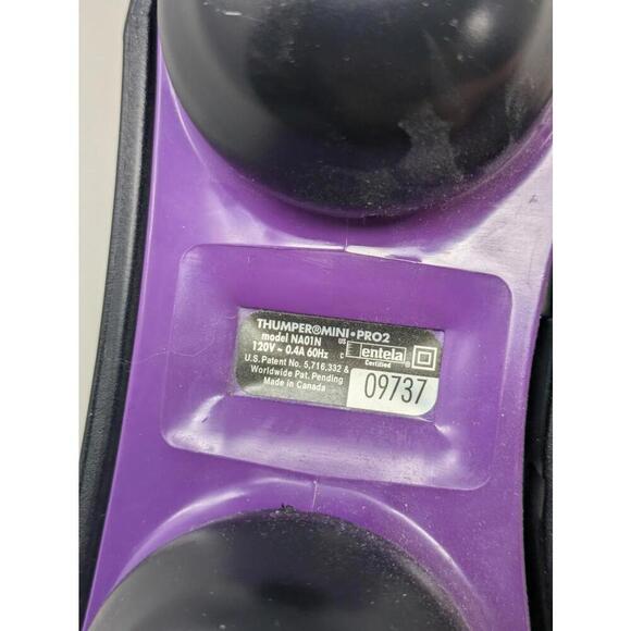 Thumper Mini Pro 2 Massager 3-Speed Handheld Percussion Purple  NA01N - Tested - Picture 3 of 3